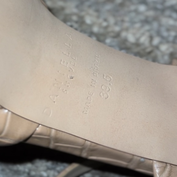 Daniella Shevel Platform Heels Sandals Size EU 39.5 (like new) - Picture 5 of 8